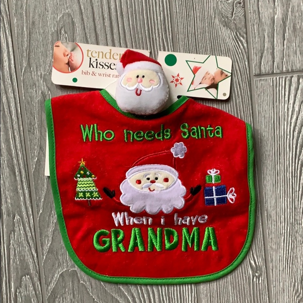 NWT Christmas and wrist rattle